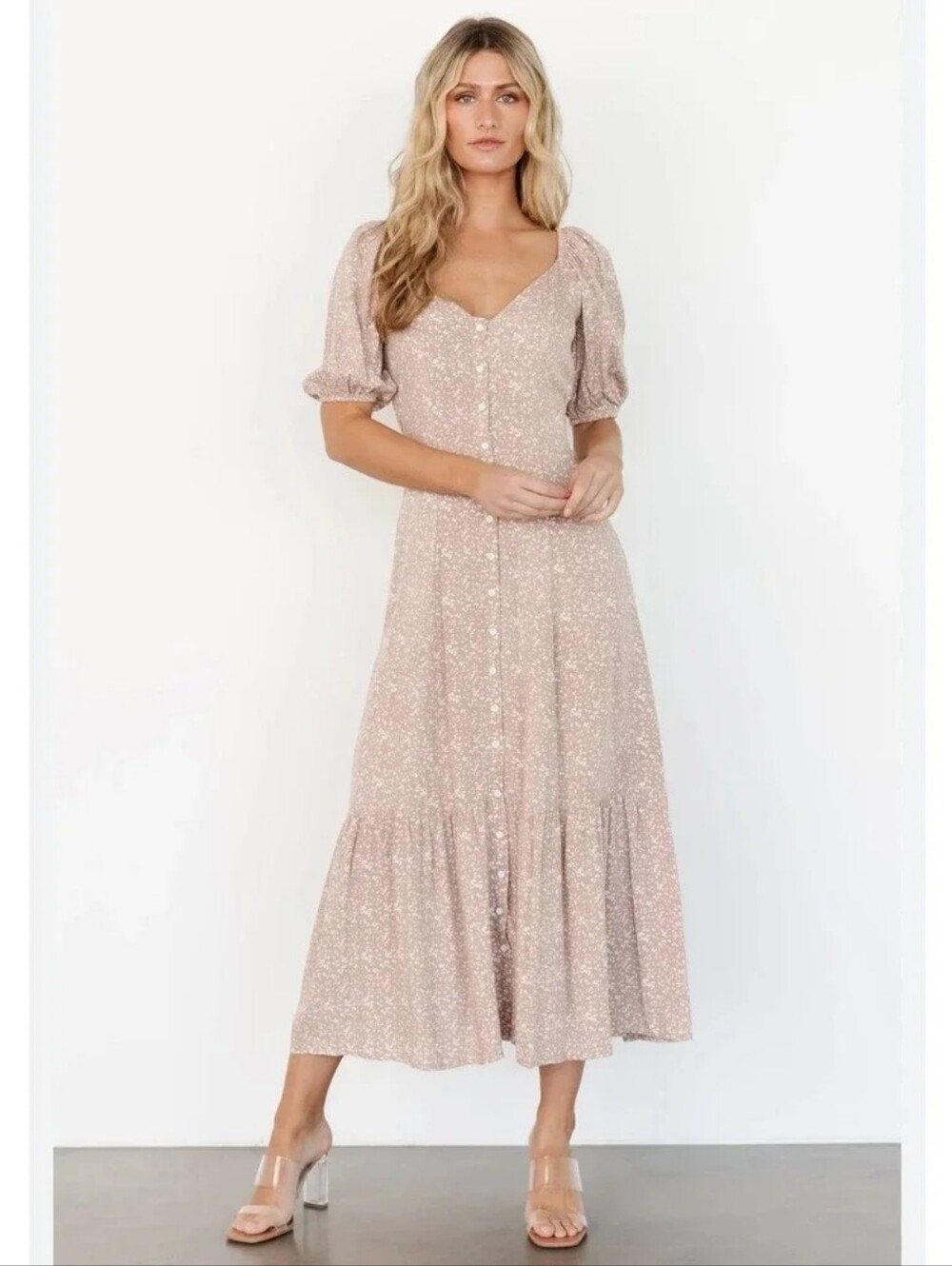 Baltic Born Mathilda Button Maxi Dress - Picture 3 of 12